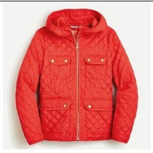 J. CREW signature puffer jacket size small.